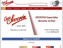 Tablet Screenshot of casaseveron.es